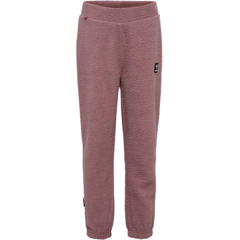 urban yoga pants street -Hummel Twilight Mauve Atlas Fleece Pants