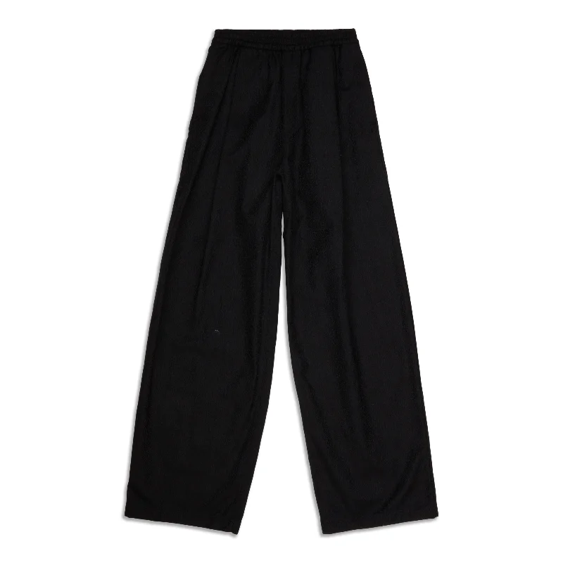 straight sweatpants classic -LAB Jacquard Wide-Leg Pant - Resale