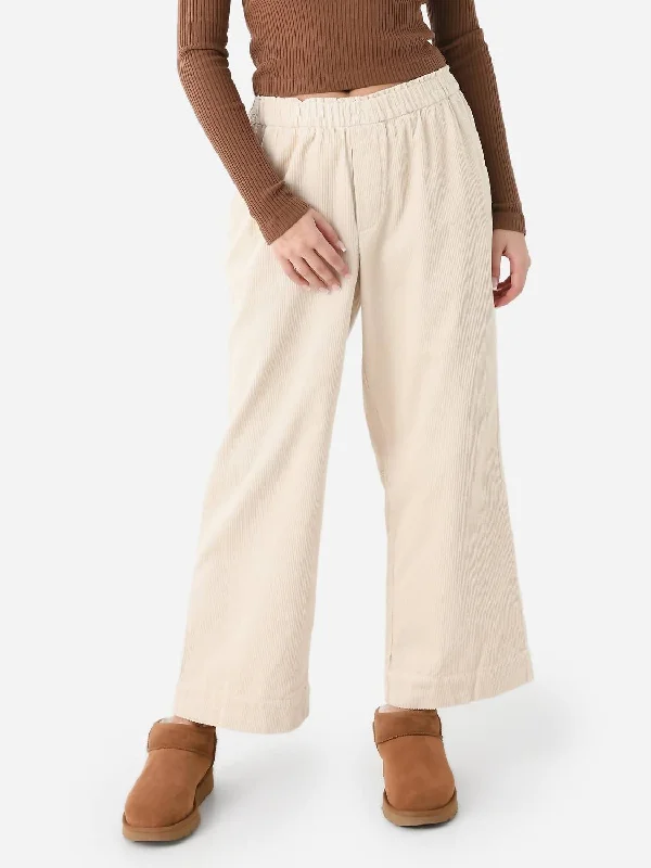 velvet cargo pants luxury -Leona Pant In Oat