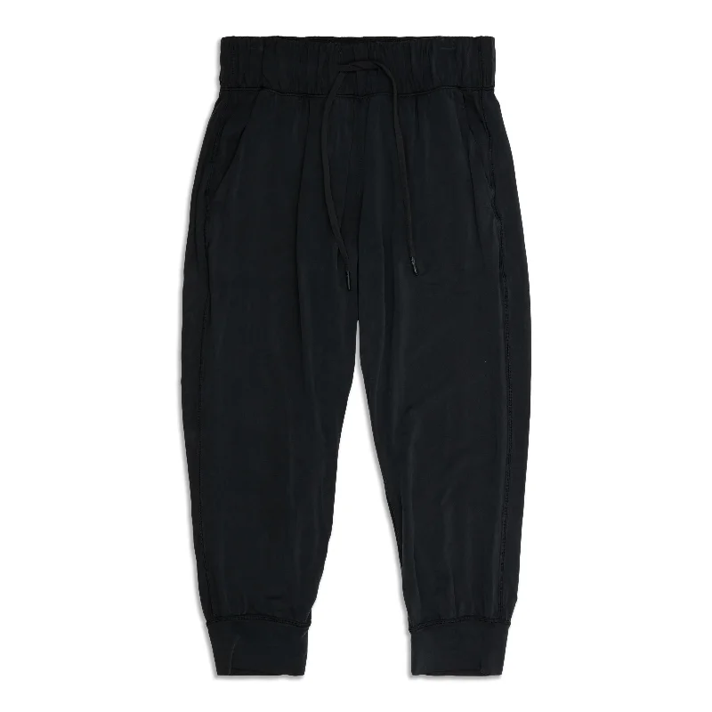 twill cargo pants sturdy -Lost In Leisure Crop Jogger - Resale