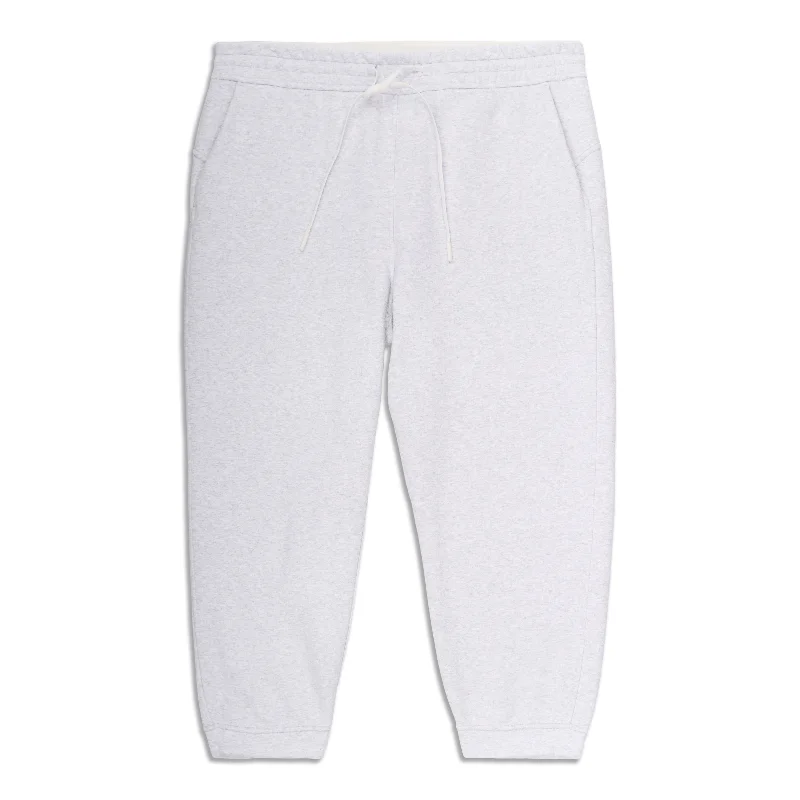 winter pants insulated lining -Loungeful High-Rise Cropped Jogger - Resale