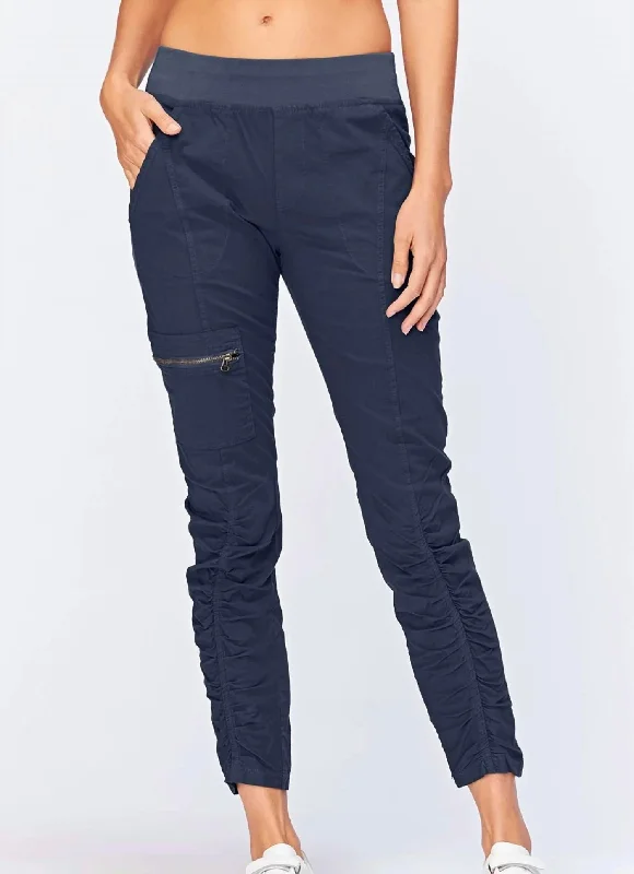 athletic denim pants -Malanda Pant In Navy