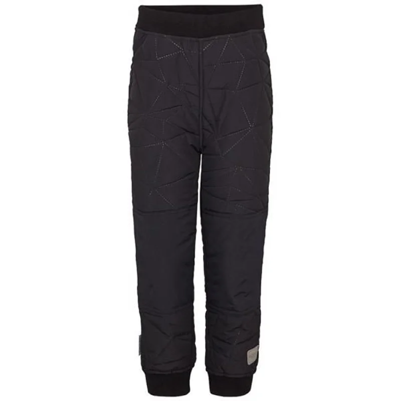 comfy chinos pants -MarMar Black Pants Thermo Odin