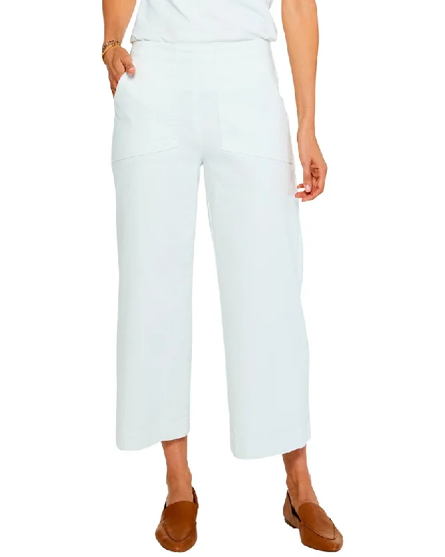 flared wide leg pants -NIC+ZOE All Day Slim Wide Crop