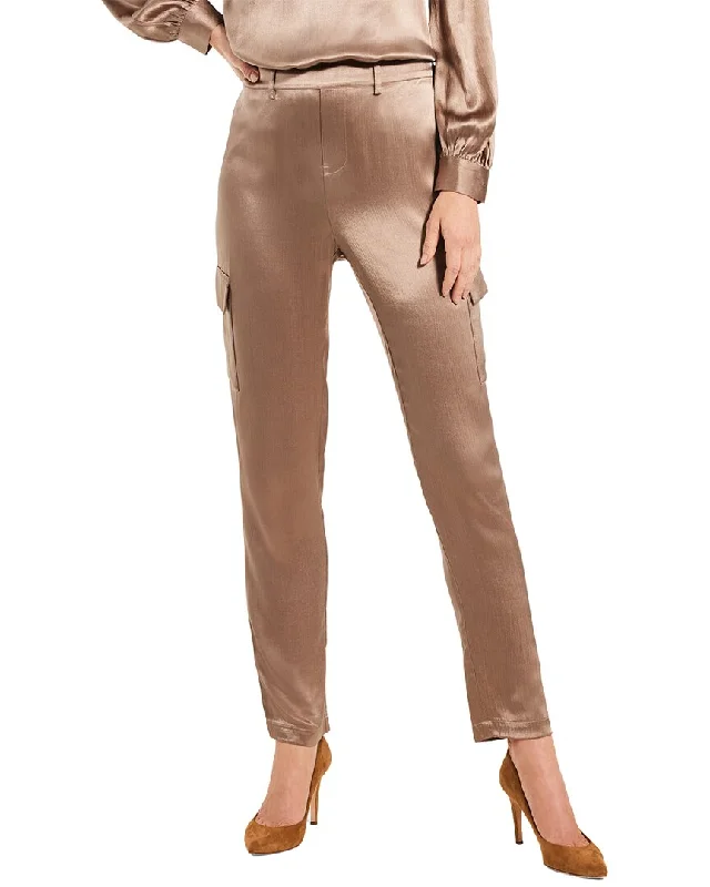 yoga wide leg pants -NIC+ZOE Petite Elevated Relaxed Cargo Pant