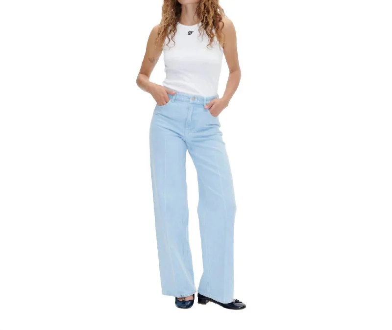 work cargo pants women -Nini Jean In Blue Worn Out