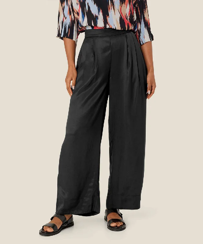 maternity wide leg pants -Patty Wide-Leg Pants