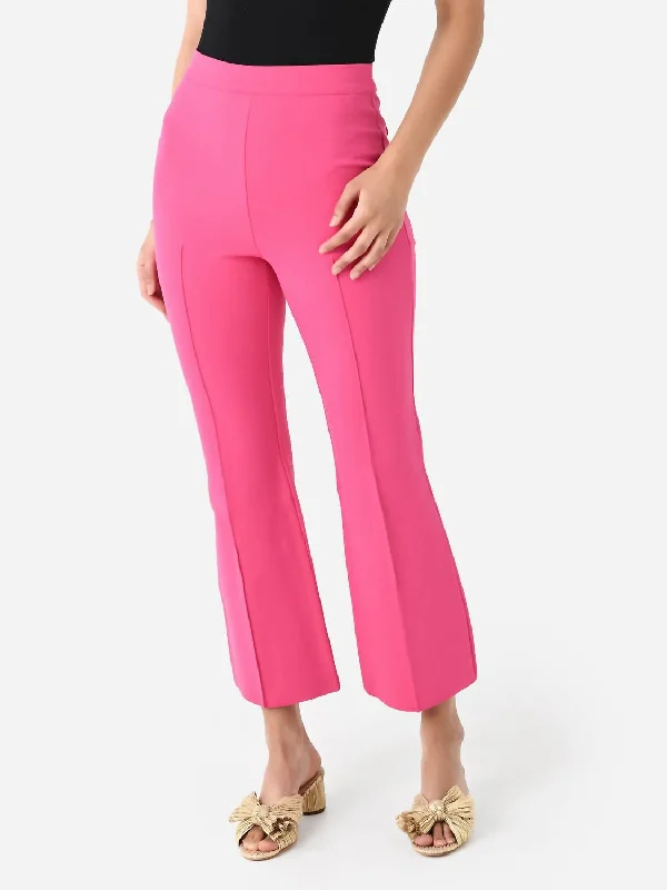 urban sweatpants street -Porterfield Crop Flare Pant In Fuschia