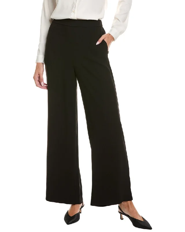 bell bottom leather pants -St. John Relaxed Pant