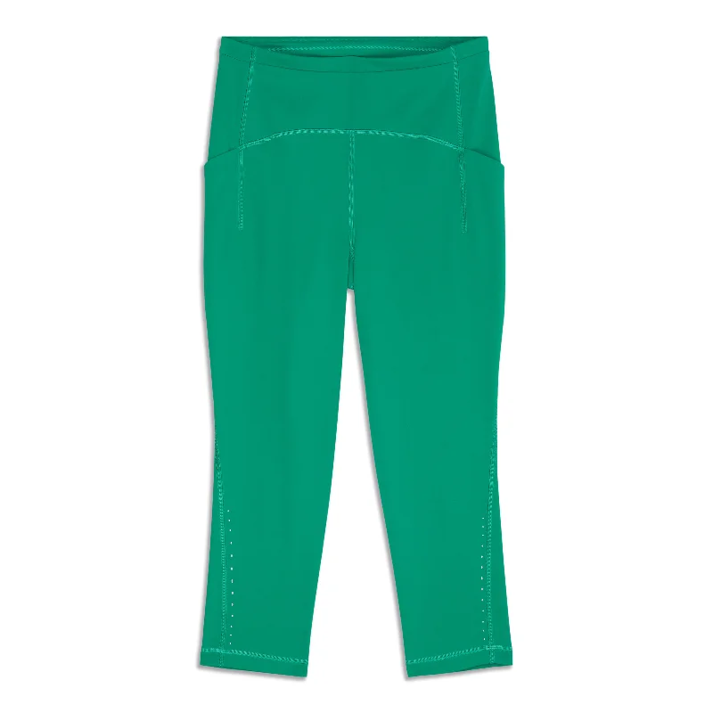 athletic wide leg pants -Swift Speed High-Rise Crop - Resale