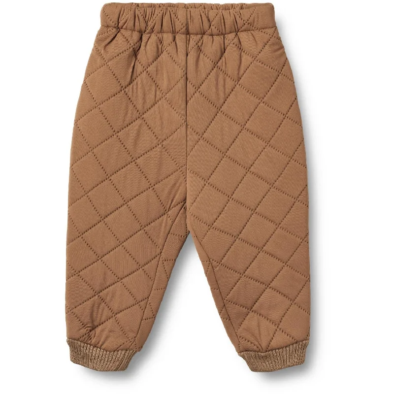 kids cargo pants durable -Wheat Caramel Thermo Pants Alex