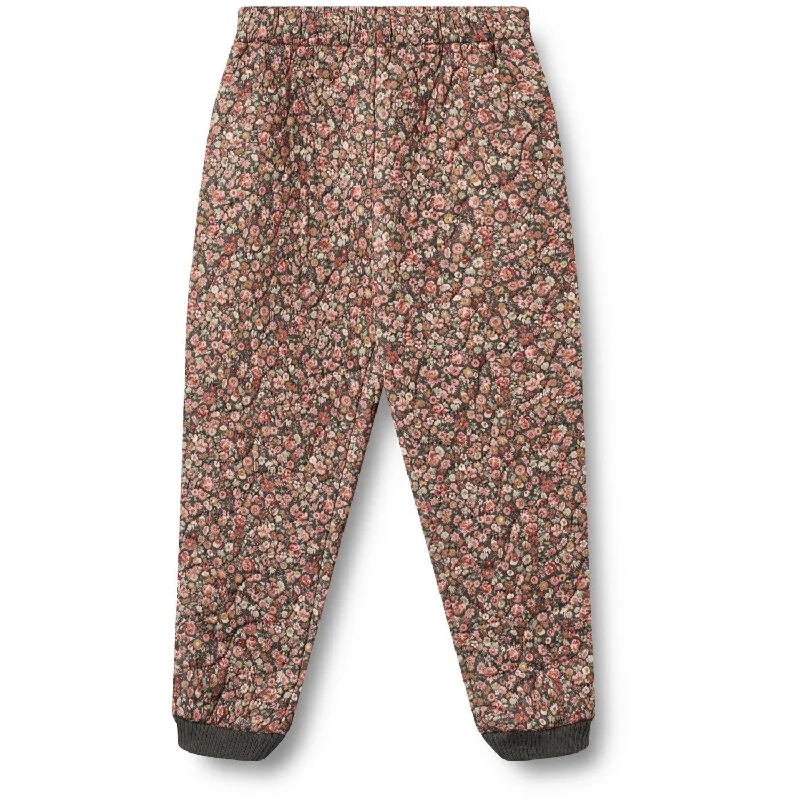 bell bottom cargo pants -Wheat Raven Wild Flowers Thermo Pants Alex