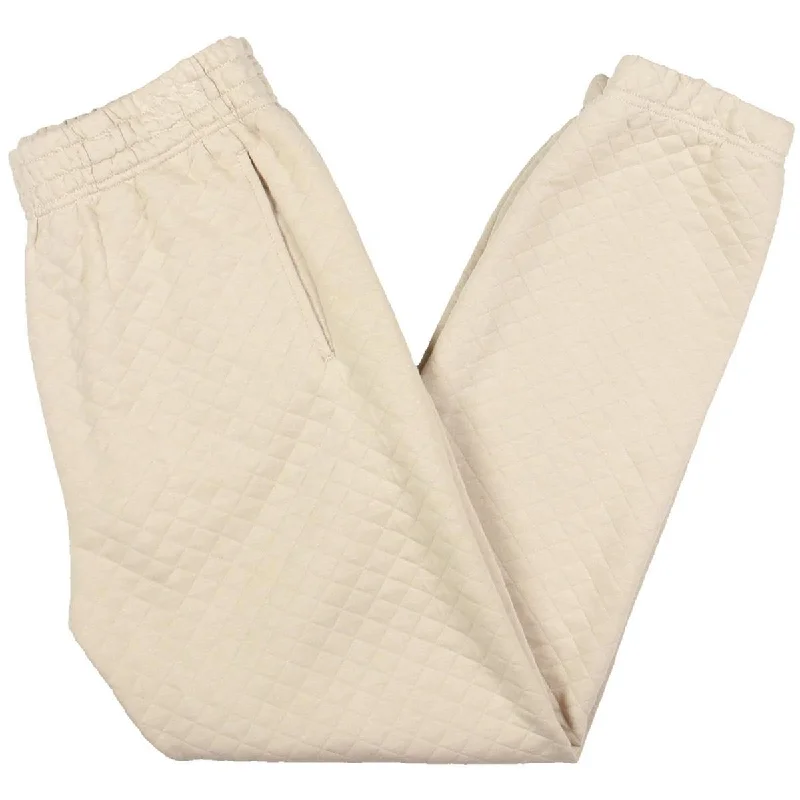 tapered jeans pants -Womens Quilted Comfy Jogger Pants